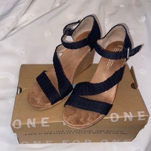Toms Clarissa Sandal Wedge